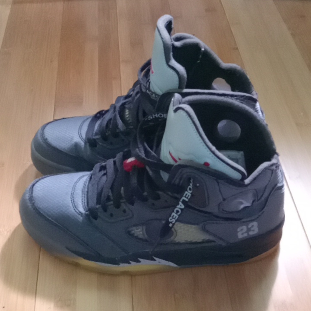 Air jordan 5 off white